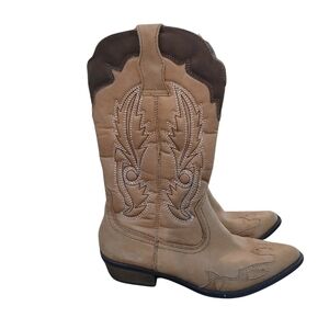 Coconuts by Matisse Two-Tone Western Heeled Boots